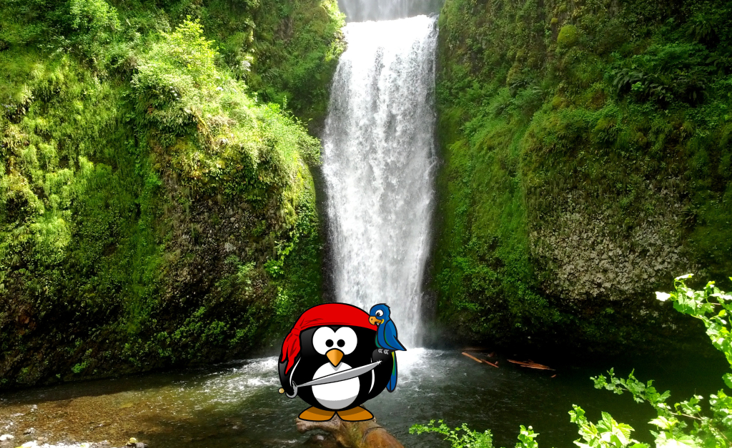 pirate waterfall